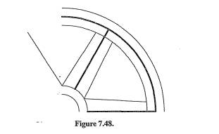 A cast iron flywheel with spokes and rim is shown in Figure 7.46. The flywheel operates at speeds up...-5