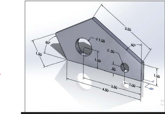 L-Bracket (Dimensions are in inches.)