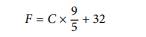 Write a program that converts a temperature from Celsius to Fahrenheit. It should (1) prompt the...