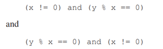 Consider the expressions In theory, both these expressions could have the value false if x == 0. (a)...