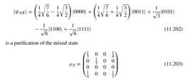 We can always regard a mixed state as the reduced density matrix of a larger pure state within some...-1