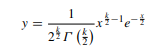 Another commonly used distribution is the distribution for k degrees of freedom. This distribution...-5