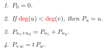 Suppose that u is expressed as a polynomial expansion in terms of v with Prove Theorem 4.16 Suppose...-2