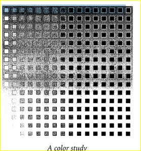 Color study. Writea program that displays the colorstudyshown at right, which gives Albers squares...