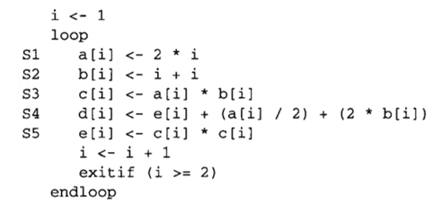 Consider the algorithm segment. Draw a precedence graph that shows the greatest number of processors...