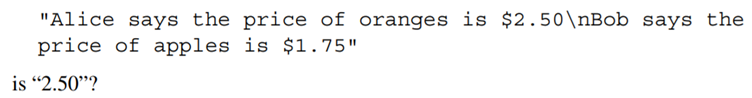 What slice of Go and find the online documentation for the module re, then write down three built-in...