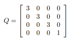 Starting from the projection matrix of Equation (11.2), suppose we re place with where What will be...-4