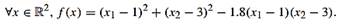 Recall the function f: R 2 ? R defined in (2.29) Define the function f : R 2 ? R by where A ? R2×2...-1