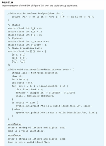 Improve the program in Figure 7.28 as suggested in the text by defining a third enumeration in...