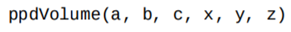 A parallelepiped is a three-dimensional box in which the six sides are parallelograms. The volume of...-6