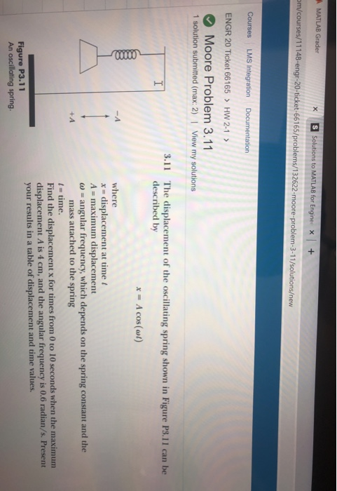 Question: MATLAB Grader X S Solutions To MATLAB For Engine X +... Question: MATLAB Grader X S...-1