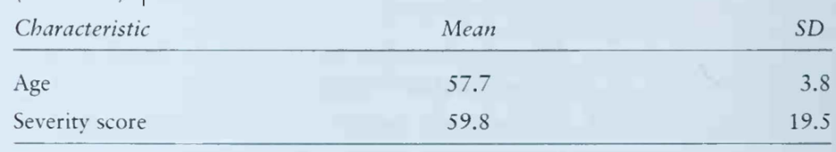 Consider the study described in Problem 3. Suppose that we investigate the relationship between age...