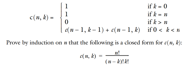 Chapter 3 gave the following definition for , where and are assumed to be nonnegative integers: You...-4