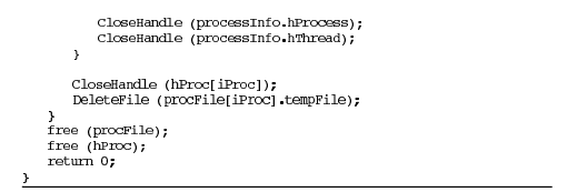 The temporary files in Program 6–1 must be deleted explicitly. Can you use when creating the...-3