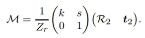 Show that any affine projection matrix can be written as a general weak-perspective projection...-2