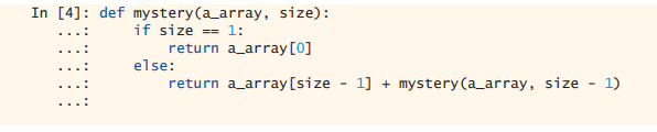 What does the following code do? In Section 11.3, we presented a recursive factorial function. What...-1