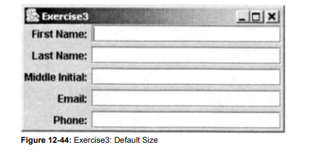 Changing nothing in the following code except to implement the createGUI() method, create an...-1