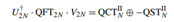 The Type II Quantum Cosine Transform can be obtained from the factorization given by (3.81), i.e.,...