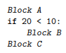 Determine which block(s) will be executed in this code fragment: Determine which block(s) will be...-1