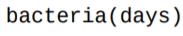 Write a function that compares the growth rates of two bacteria colonies (like in Exercise 4.1.21),...