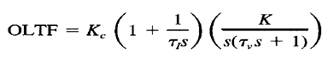 The open-loop transfer function for Problem 7-25 on the control of the level in a tank using a PI...-1