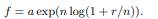 If an amount a is invested at interest rate r compounded n times per year, then the final value f at...-2