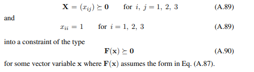 Convert the following constraints