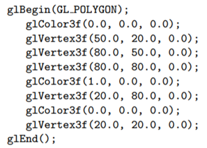 Replace the polygon declaration of square.cpp with the following to make a colored pentagon: All the...-2