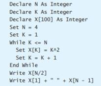 Write a program segment that inputs up to 25 whole numbers (integers) from the user, terminated by...-1