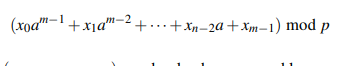 A very effective pattern-matching algorithm, developed by Rabin and Karp [54], relies on the use of...-1