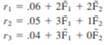 Find the weights of the two pure factor portfolios constructed from the following three securities:...-1