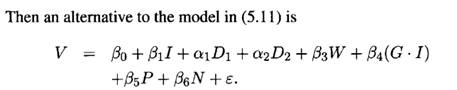 Refer to the Presidential Election Data in Exercise 5.9, where the variable D is a categorical...-1