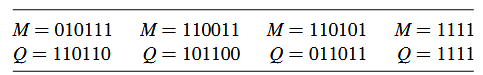 Multiply each of the following pairs of signed 2’s complement numbers using the 2-bit Booth...