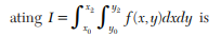 Given f 00 , f 01 , f 02 , f 10 , f 11 , f 12 , f 20 , f 21 , f 22 ; then the Trapezoidal rule for...-1