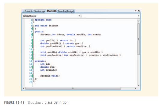 Given the UML class diagram shown in Figure 13-17 and the Student class code shown in Figure 13-18,...-3