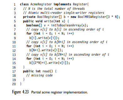 You learn that your competitor, the Acme Atomic Register Company, has developed a way to use Boolean...