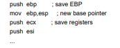 Suppose that a NEAR32 procedure begins with Assume that this procedure has three parameters passed...