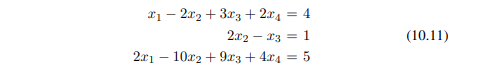 Simplify the linear equality constraints