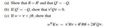 Let Z be a complex random vector with covariance matrix K = R+ jQ for real matrices R and Q.