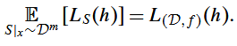 Let H be a class of binary classifiers over a domain X . Let D be an unknown distri- bution over X ,...