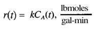 Consider the system shown in Fig. P6-5. In each of the two tanks, the reaction A + E takes place....-1