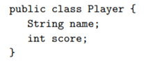 Modify the following class so that the two instance variables are private and there is a getter...