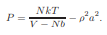 Sketch several isotherms (P versus V at constant T and N) of the van der Waals equation of state...-2