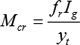 Cracking moment denoted as (M cr ) is defined as the moment, which when exceeded causes the cracking...-5