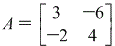 a) let . construct a 2x2 matrix B such that AB is the zero matrix. use two different nonzero columns...-1