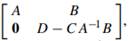 In this exercise we use block LU factorization to calculate the inverse of a block matrix. (i)...-1