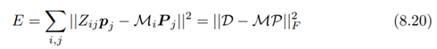 Show that the value of the error E defined by Equation (8.20) is given by Equation (8.21) at one of...-4