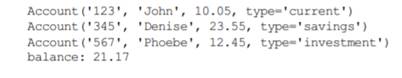 Define a simple test application to verify the behaviour of your Account class. It can be helpful to...-2