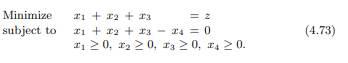 Hall & Vanderbei [1993]. This problem demonstrates that the dual iterates of the affine scaling...