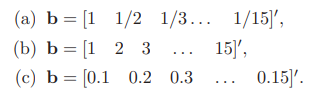 Generate a 15 × 15 matrix A using the MATLAB command rand and then use the MATLAB function lufact to...-1